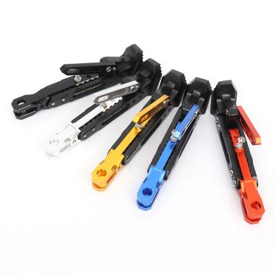 China Universal Tripod Side Adjustable Motorcycle Aluminum Alloy CNC Accessories Motorcycle Bracket Tripod for sale