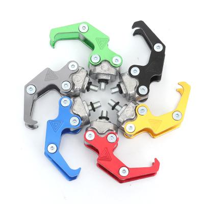 China Full of Color Universal CNC Aluminum Alloy Motorcycle Hook Luggage Bag Hanger Hook for sale