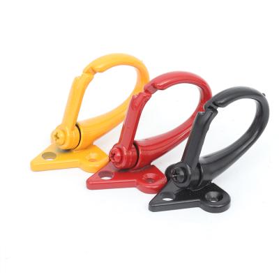 China Full Of Color Motorcycle Accessories Motorcycle Helmet Hook Three Hole Motorcycle Hook for sale