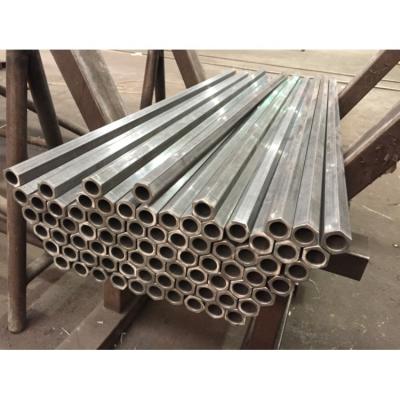 China Hot Selling Cold Rolled Seamless Structure Pipe Carbon Pipe Outside Hexagon Inside Round Steel Tube for sale