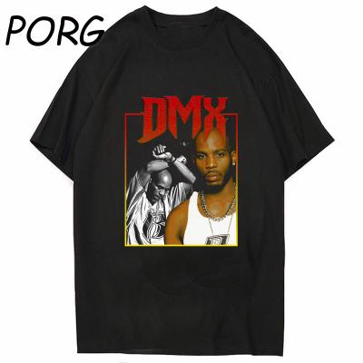 China Wholesale Custom Anti-Wrinkle Hip Hop Men's T-shirt 100% Cotton Teeth Hitter DMX Mens T-shirt RIP DMX Graphic Belly for sale