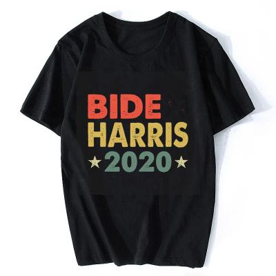 China Biden Harris Shirt Joe Biden Kamala Harris Hot Election 100% Men's 2020 New Summer Top Tee Anti-wrinkle Men's Neck Cotton T-Shirt for sale