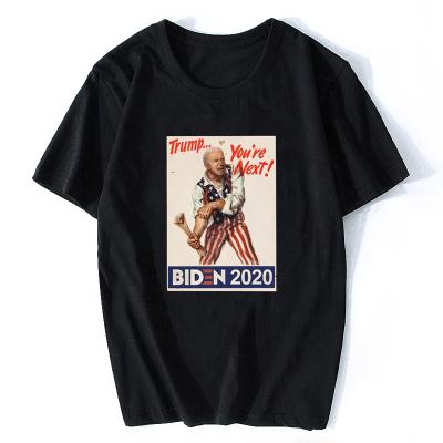 China 2020 Biden T-Shirt Anti-Wrinkle Joe Biden Breathable Soft For President Tshirt Camiseta 100% Cotton Tee Basic Short Sleeve for sale