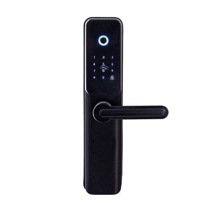 China Alluminum Alloy Easy Installation Smart TT Lock Password Card Emergency Key Open Digital Smart Door Lock for sale