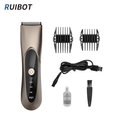 China OEM Stocked Rechargeable Low Noise Cordless Quiet Dog Clipper Pets Clipper For Pets for sale