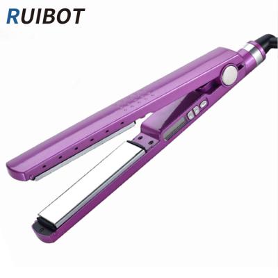 China LCD Temperature Display Temperature Control By Digital Display Customized Professional Mini Hair Straighteners for sale