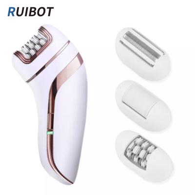 China Outdoor Customization Support 3 in 1 Low Noise Electric Women Body Hair Removal Machine Women Hair Removal Epilator for sale