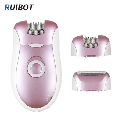 China Outdoor OEM Multifunctional 3 in 1 Lady Electric Shaver Hair Removal Machine Easy Use Hair Removal Device Epilator Body Epilator for Women for sale