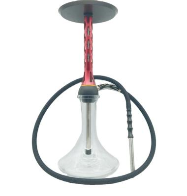 China Luxury Hot Selling Russian Aluminum Stainless Steel Big Size Smoke Hookah Shisha Set for sale