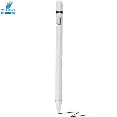 China Mobile Phone Pencil Touch Stylus Smart Universal Active Drawing Pen With Fine Tip For Android Capacitive Screen Phone for sale