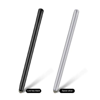 China Newcomer Soft Writing Tip Black Universal Fine Point Metal Capacitive Touch Screen Passive Stylus Pen for sale