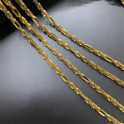 China Bracelet Maker Supply Bracelet Making Accessories Rope Twist Gold Raw Copper Chain for sale