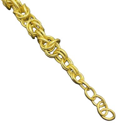 China Jewelry Design China Factory Supply Tubular Pure Copper Hollow Copper Chain for sale