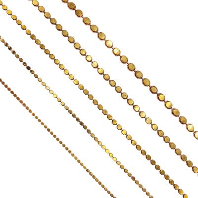 China Online Jewelry Wholesaletor Round Pattern Stainless Steel Bead Chain 2021 New for sale