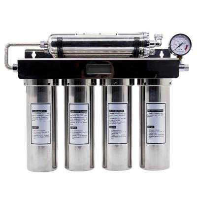 China Hotel household 5 introduces 304 stainless steel UF filter water filter purifier machine ultrafiltration membrane water filter for sale