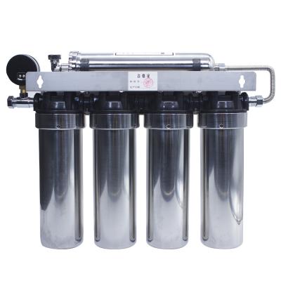 China Hotel 5 introduces 304 stainless steel UF water filter membrane cartridge ultrafiltration water filter in line for sale