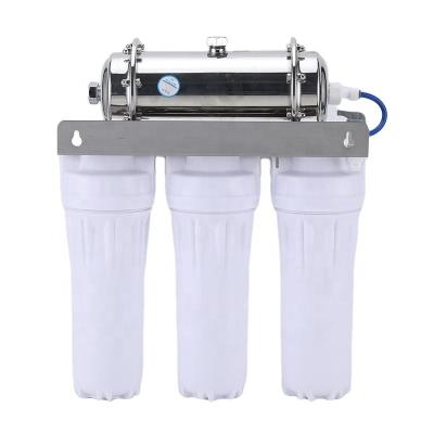 China Household Household 10 Inch UF Water Purifier Stainless Steel Ultrafiltration Water Filter UF Housing Water Treatment Plant for sale