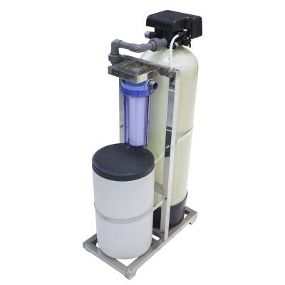 China Hotel Water Softner Automatic Resin Hard Water Softener Filter 500L/H Household Automatic Softener System for sale