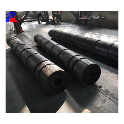 China Rubber Fender Tug Y150 D 150mm L 500-5500mm Custom Size Rubber Cylindrical Fender for Tug Boat for sale