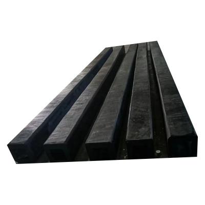 China Marine Rubber Fender Square Fender Black/Grey Colour for Dock and Ship Protection for sale