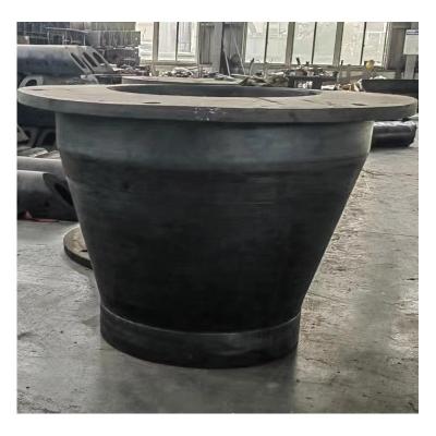 China Customized Size Anti Extrusion Cone Rubber Fender for Boat Marine Part Fender for sale