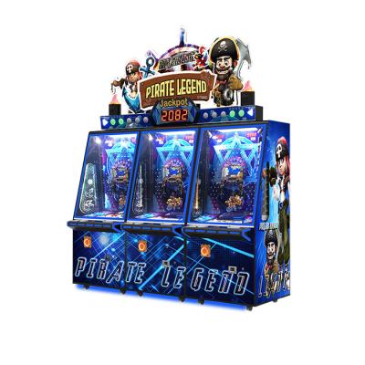 China Pirate Legend, Balls Pusher, Ticket Redemption Game Machine Pirate Legend for sale