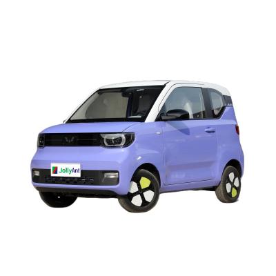 China Fabric Sophisticated Technology Wuling Hongguang Mini Ev New Energy Vehicle Made In China 4 Seater Mini Electric Car for sale