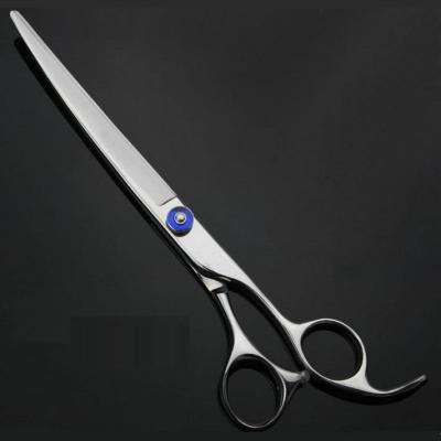 China Straight Blade Pet Grooming Scissors Made of 440C Stainless Steel Haircut Shears Thinning Scissors for sale