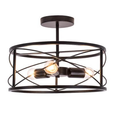 China Farmhouse Vintage Bar Restaurant Decorative Industrial Iron Black Bedroom Living Dinning Room Kitchen Island Chandeliers Pendant Lights for sale