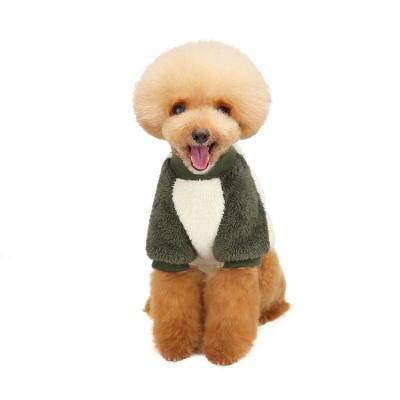 China Viable Fleece Autumn And Winter Dog Clothes Low Price Fashion Double Sided Velvet Pet Clothes for sale