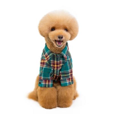 China Teddy Law Dou Small And Viable Medium Dog Shirt Japanese And Korean Fashion Style Biped Dog Shirt for sale