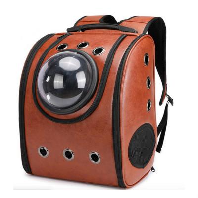 China Cat Carrier Space Capsule Breathable Waterproof Pet Bag Cage Backpack Animal Airline Approved IFPB-001 for sale