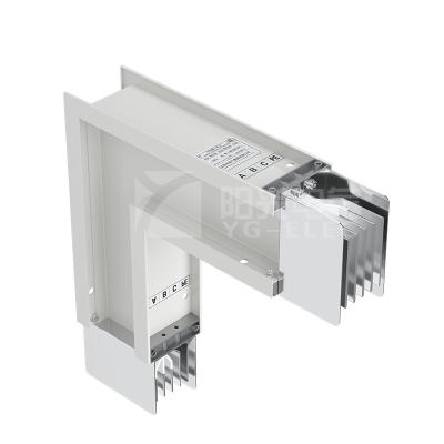 China Compact 500A copper or aluminum sandwich busbar / busduct / busway power distribution system for sale