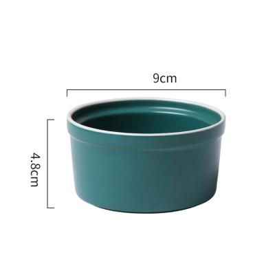 China Sustainable Ceramic Soup Bowls Elegant Dishes Dish Matte Porcelain Microwave For Parties Events Nordic Wedding for sale