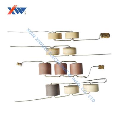 China High Voltage 40.5kVAC-100pF 4000V Ceramic Capacitor for capacitive insulator for sale