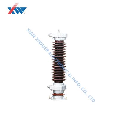 China Power Station Type 35KV Detachable Ceramic Arrester Outdoor High Voltage Zinc Oxide Arrester for sale