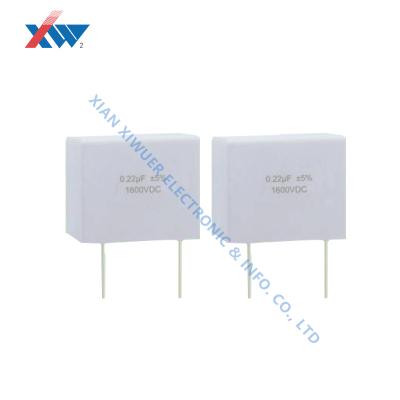 China 0.22μF Filmcapacitor Polypropyleen 1600VDC Zelfherstel voor inverters Medium Du/dt serie Te koop