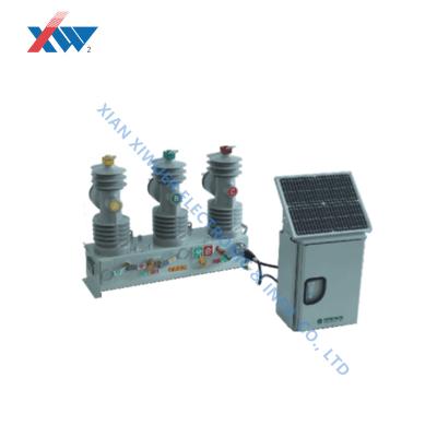 China Deeply integrated type high voltage recloser capacitor powered vacuum circuit breaker with solar power function for sale