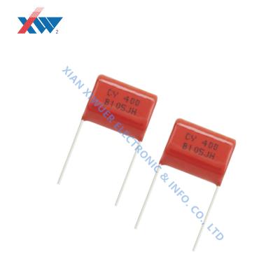 China Metallized polypropylene film capacitor 103J manufacturer high temperature film capacitor 400VDC 0.01μF for sale