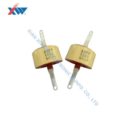 China 10KV 33PF high frequency ceramic capacitor used in high frequency field with high stability for sale