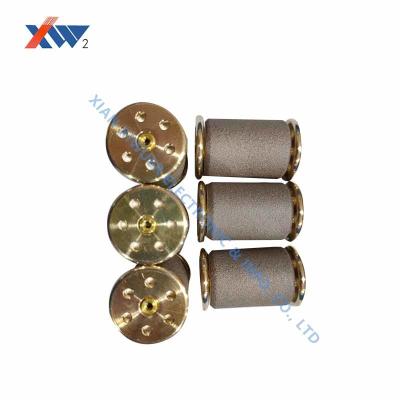 China 27KV 82.5PF High Voltage Ceramic Capacitor Sand Blasted Electrodes Equipped High Performance for sale