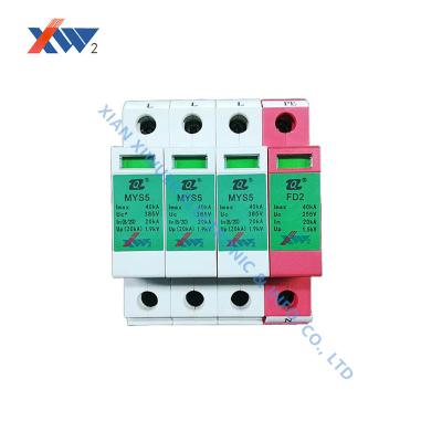 China MYS5 385/20 3+1 Power Surge Protector Device 385V 20KA Small size SPD 385V for sale