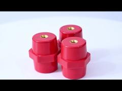 Epoxy Resin Low Voltage Isolator support busbar insulator SM25-M5 brass thread standoff insulator us