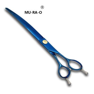 China GRF-80C Professional Japan 440C 8.0 Inch dog Pet Grooming Scissors Curved Scissors en venta