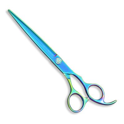 China GR6-75RG Hot Sales Professional Japanese Stainless Steel Pet Hair Scissors Dog Grooming Straight Cutting Scissors à venda