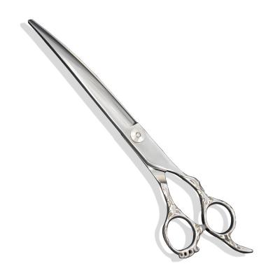 中国 GRH-80C 8 inch Professional Pet Grooming Cutting Curved Scissors 販売のため