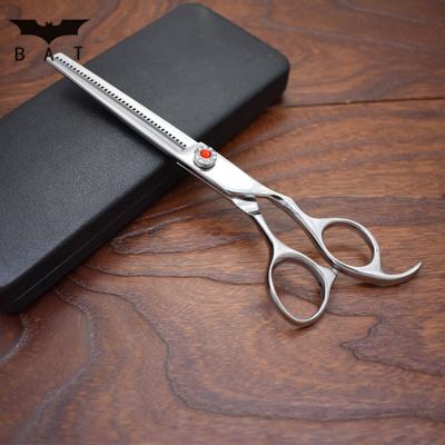 China LT6-7038F Hot Sale japanese steel 440C 7.0 inch european style thinning scissors pet grooming shears for sale