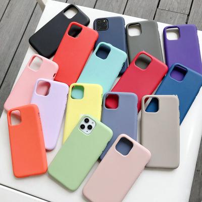 China New Arrivals Anti-drop Silicone Blank Sublimation Printing Cell Phone Case For Iphone 13 12 11 pro X Max Xs Max Xr Phone Cover for sale