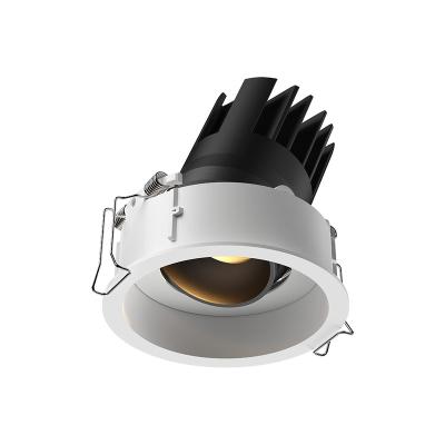 China TUNUN China Factory Modern LED Modular COB Spotlight With 85mm Cutout Adjustable Narrow Frame 15W Ceiling Recessed Downlight Lamp for sale