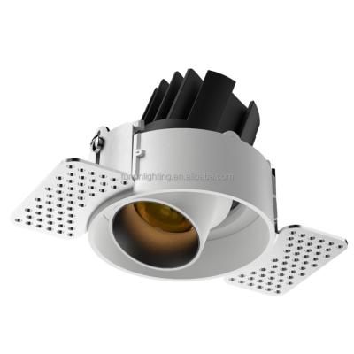 China TUNUN Modern Wholesale Price 15w Round Downlight Adjustable Led Anti-glare Ceiling Recessed Grill Spot Light for sale